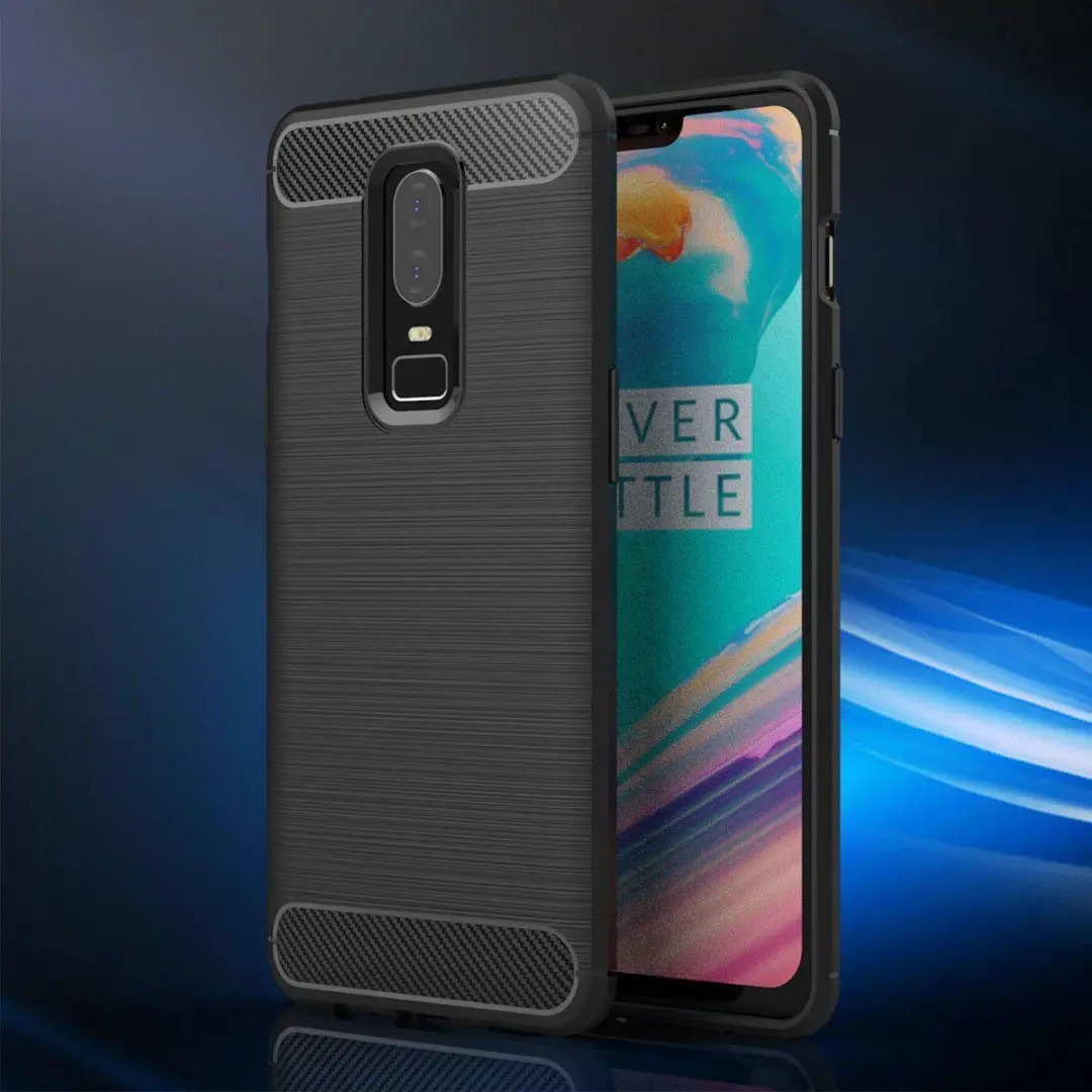 Selected TPU Hoesje OnePlus 6 - Zwart