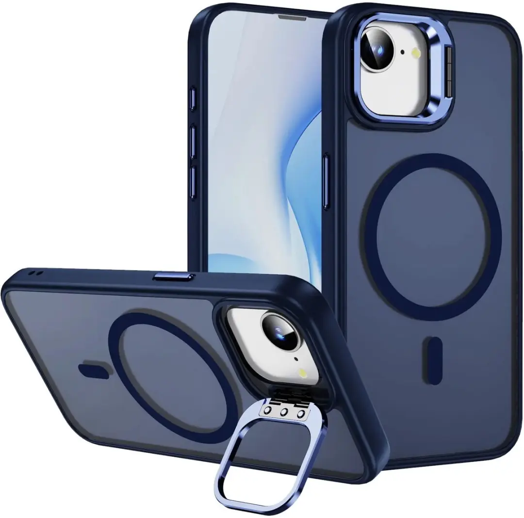 Selected Hoesje iPhone 16e MagSafe Blauw