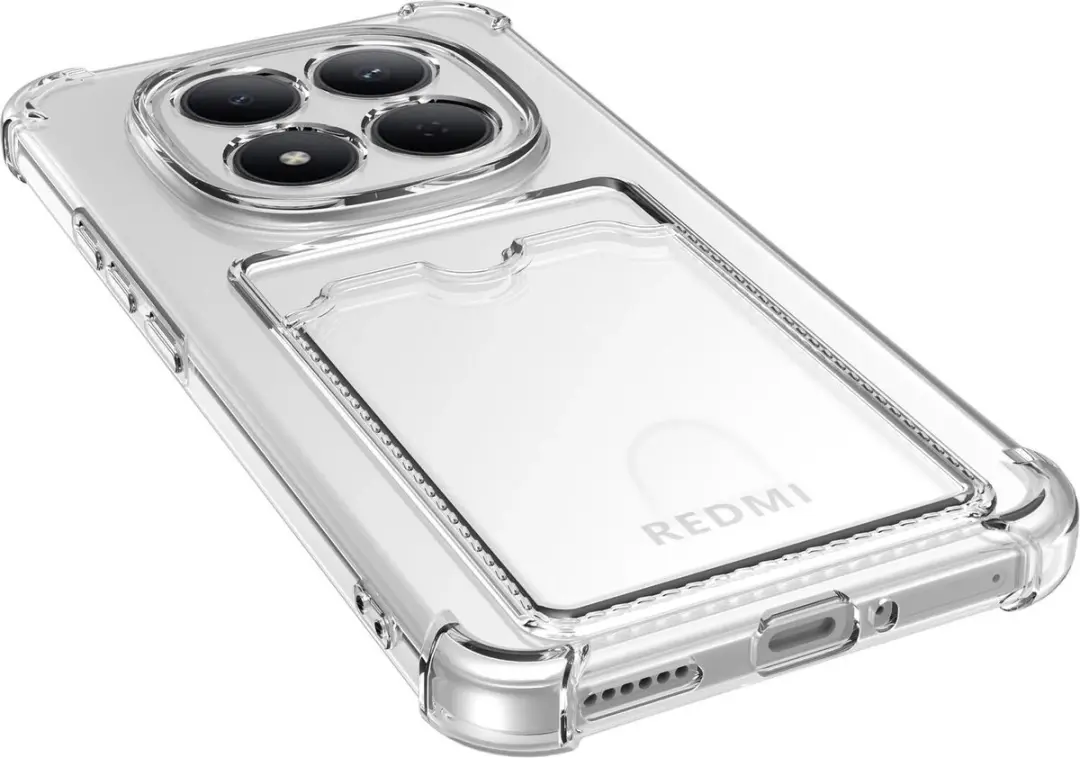 Selected Transparant Hoesje Xiaomi Redmi Note 15 Pro Plus - Pasjeshouder - afbeelding 6 van 6
