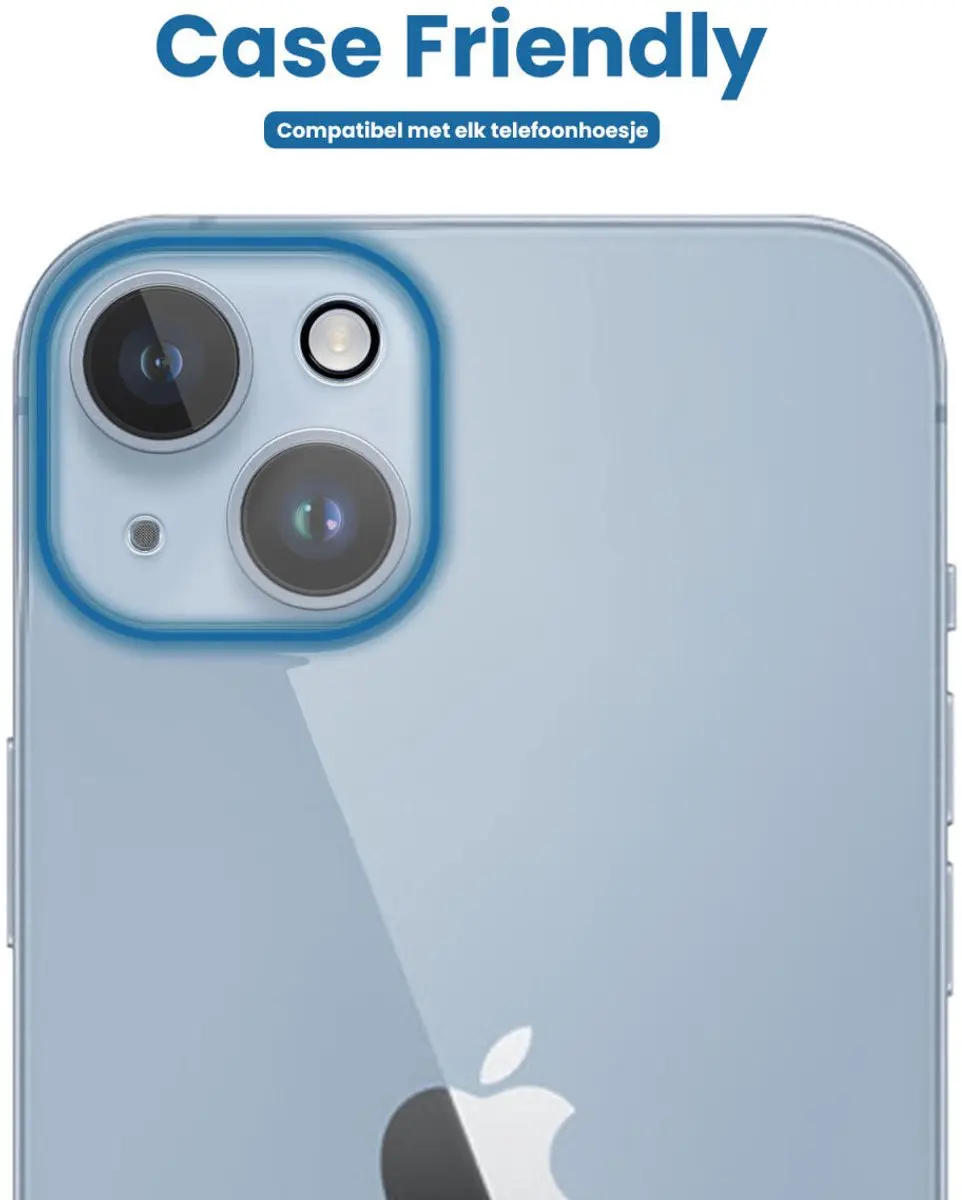 Rosso Camera Lens Protector Apple iPhone 14/14 Plus - Transparant