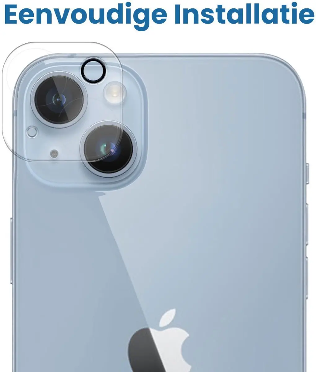 Rosso Camera Lens Protector Apple iPhone 14/14 Plus - Transparant - afbeelding 6 van 6