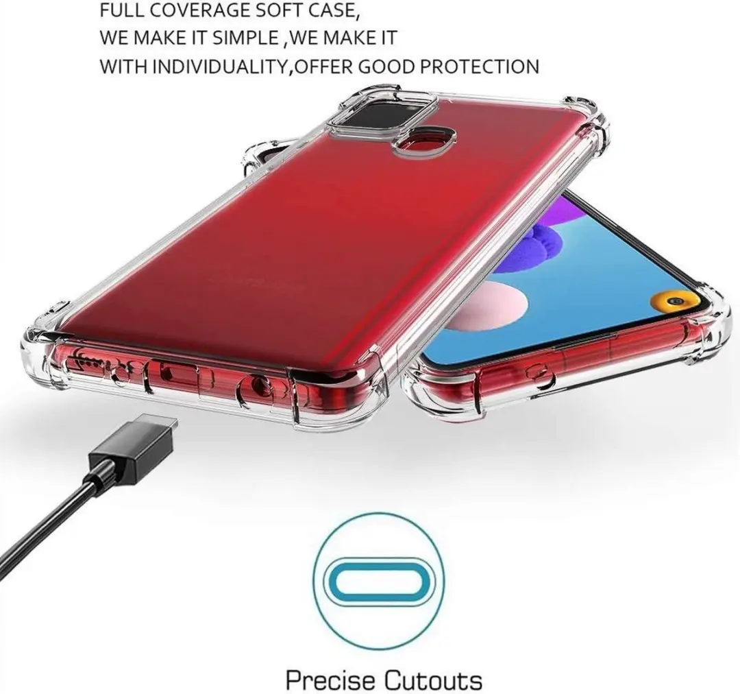 Selected Hoesje Schokbestendig Transparant Samsung Galaxy A21s