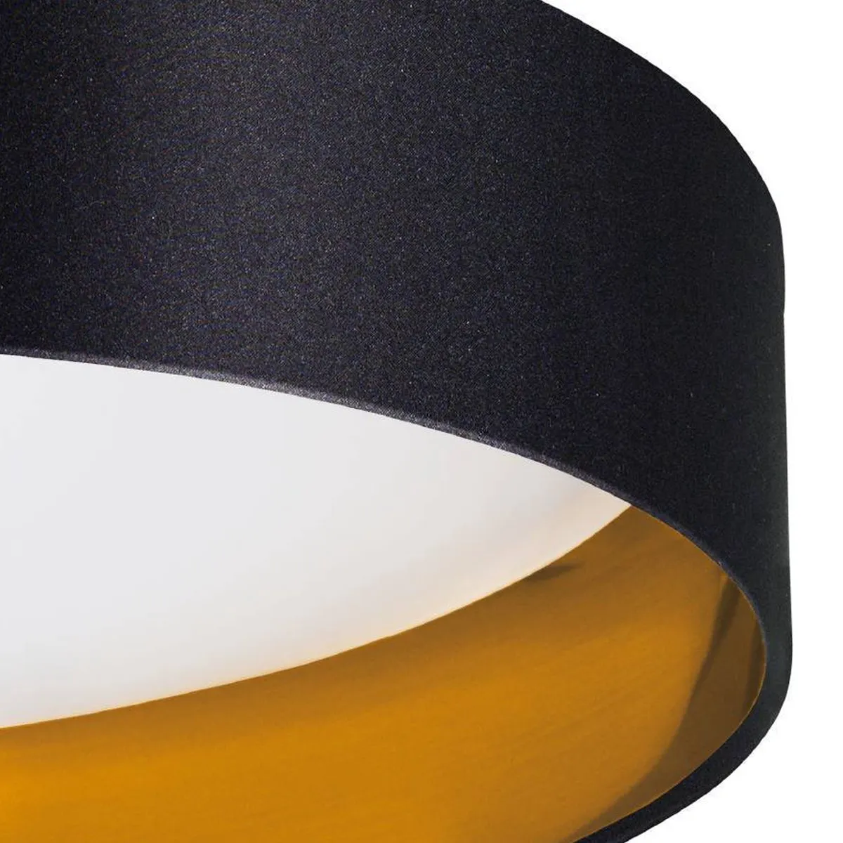 Eglo Maserlo 2 Plafondlamp LED Ø38cm - Wit/Zwart/Goud