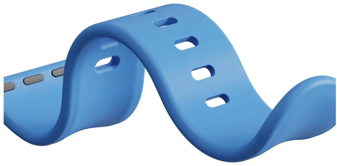 Selected SBG Siliconen Bandje Apple Watch 9 45mm - Blauw