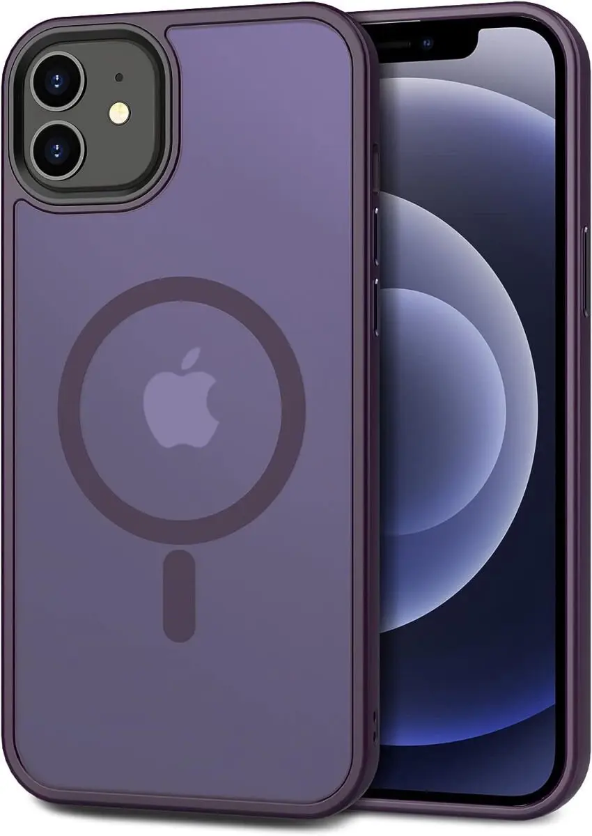 Selected by GSMpunt Apple iPhone 12/12 Pro Hoesje - MagSafe Paars