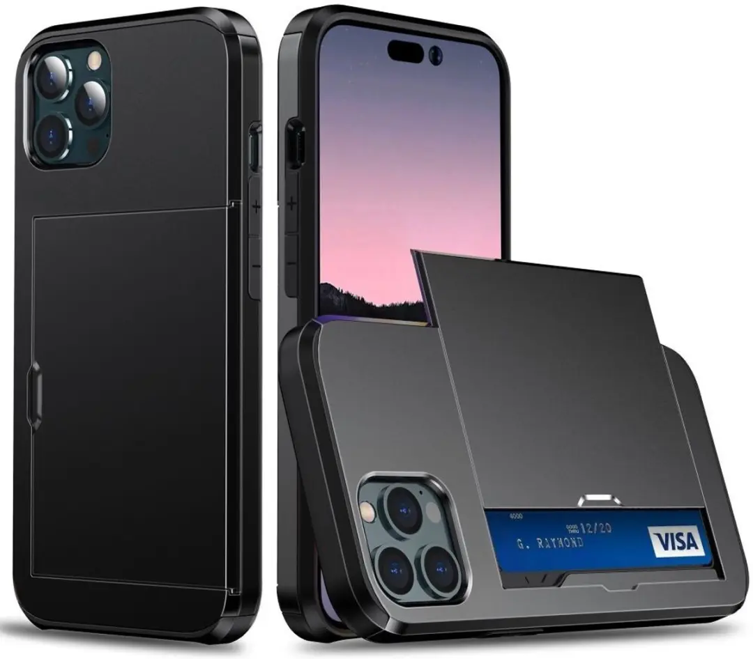 Selected by GSMpunt.nl iPhone 15 Pro Max Hoesje met Kaarthouder