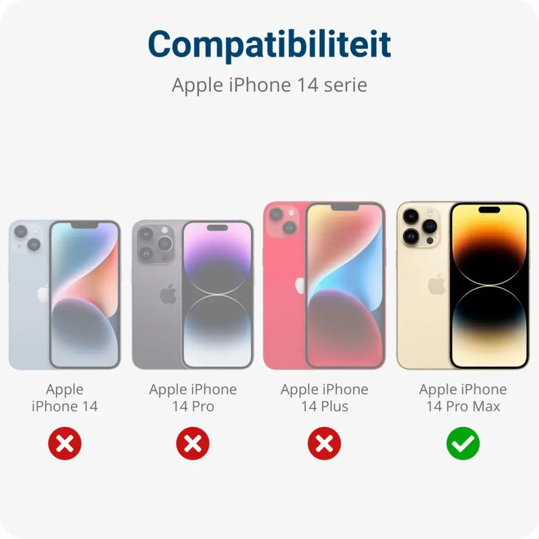 Selected by GSMpunt.nl iPhone 15 Pro Max Hoesje met Kaarthouder - 2 Pasjes - Zwart
