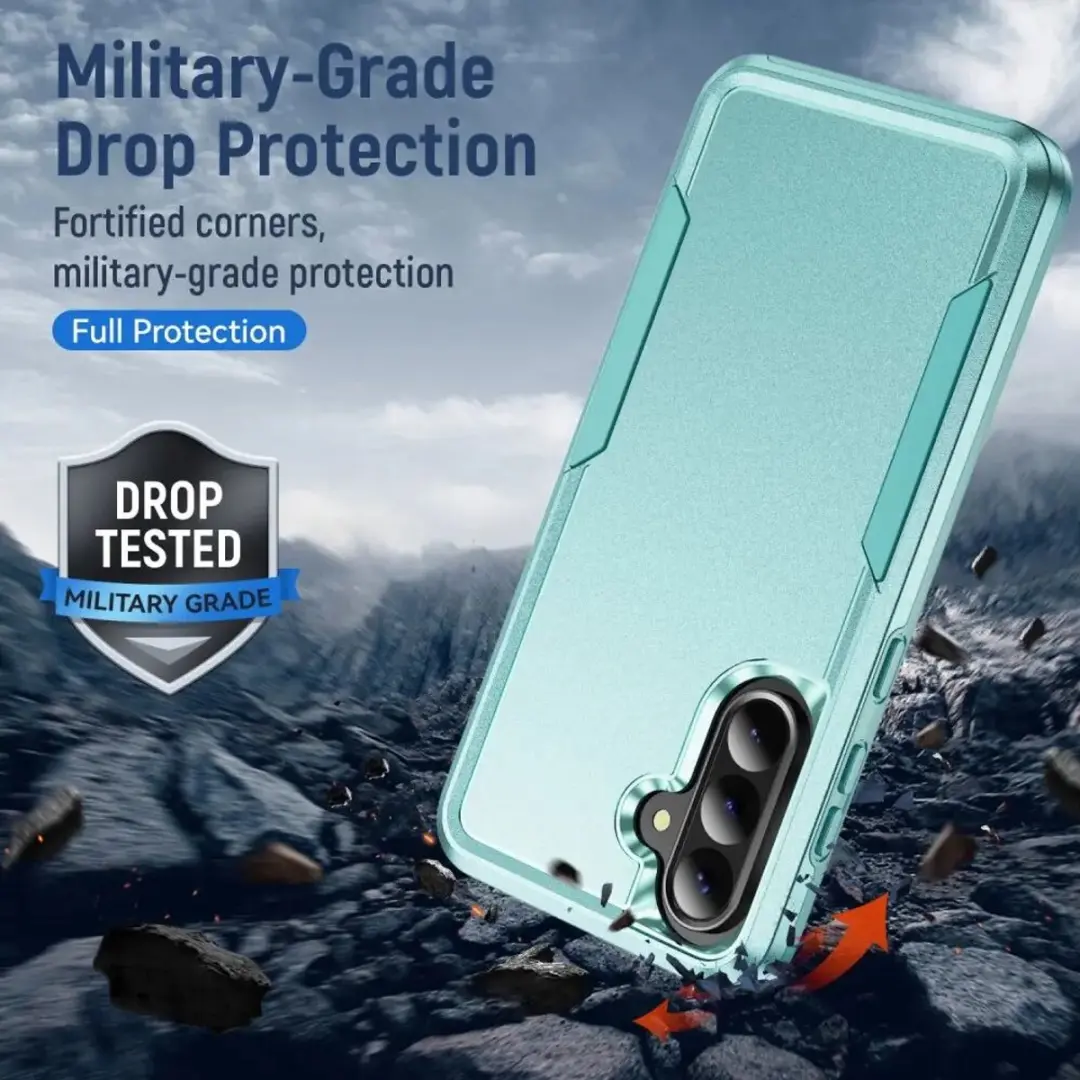 Selected Back Cover Samsung Galaxy A37 Rugged Hoesje - Groen