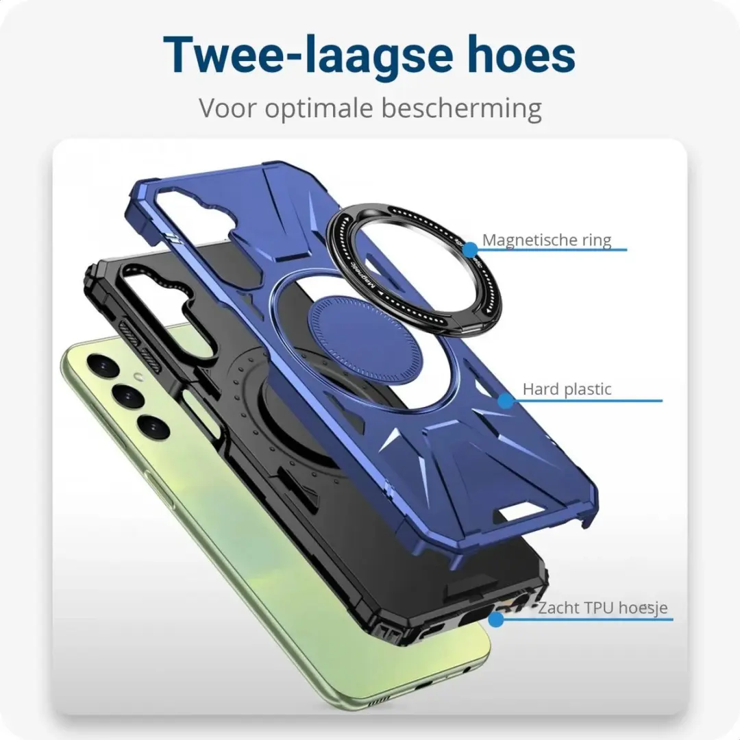 Selected Hoesje Samsung Galaxy A55 MagSafe Blauw - afbeelding 6 van 6