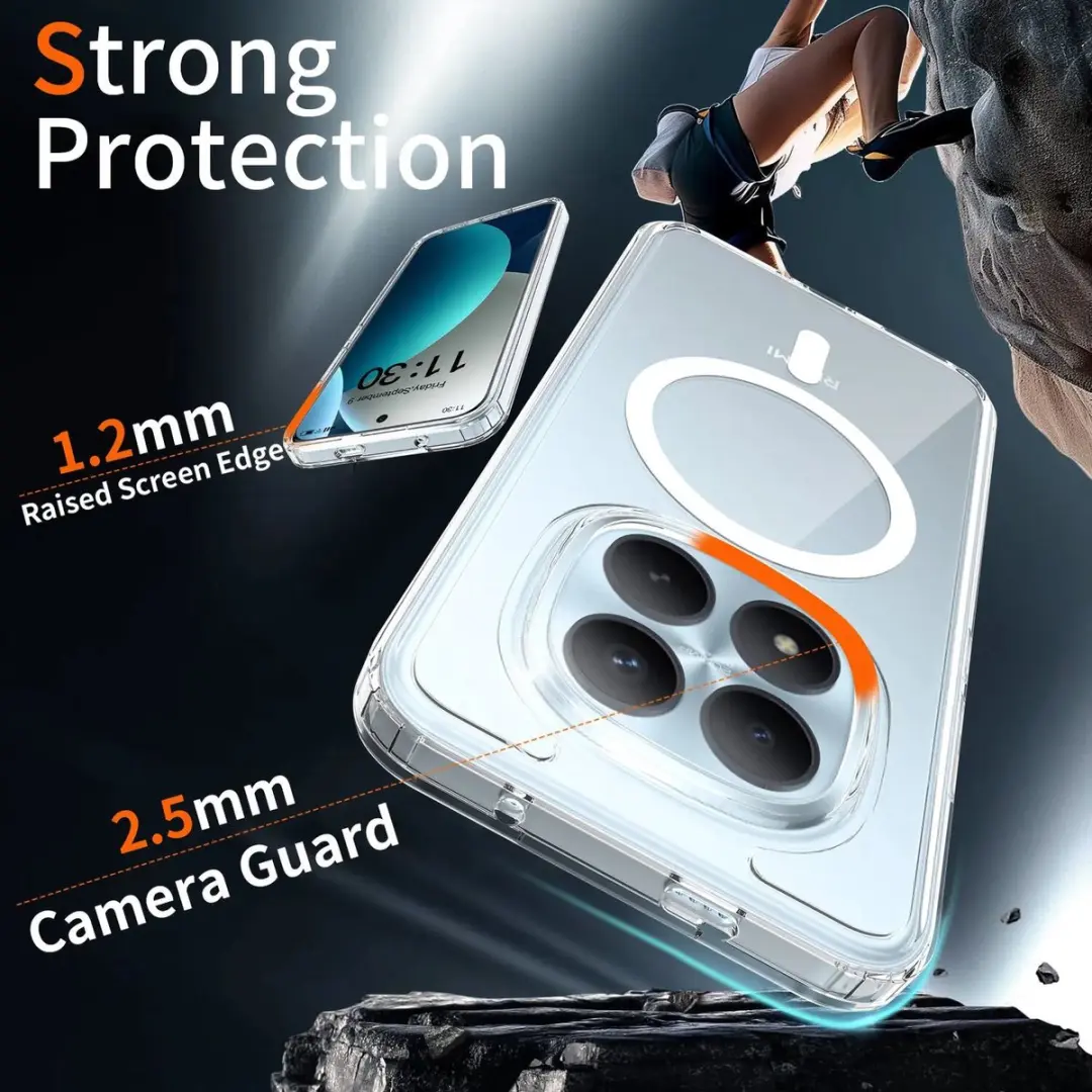 Selected Hoesje Xiaomi Redmi Note 15 Pro Plus MagSafe - Transparant