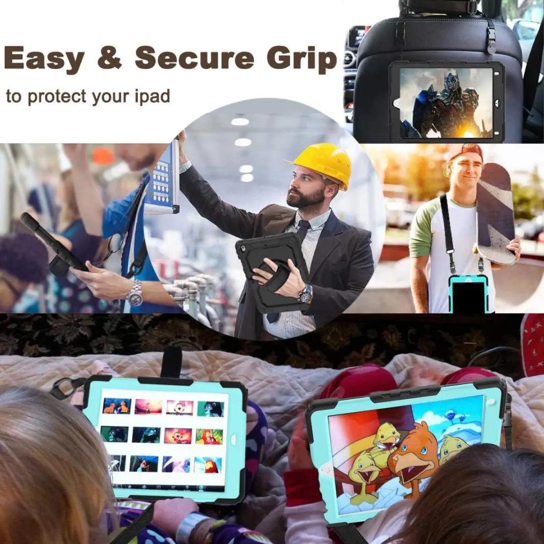 Selected Hoes iPad Pro 10.5 2019 Screenprotector - Zwart - Met riemen