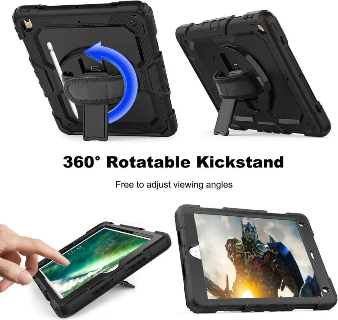Selected Hoes iPad Pro 10.5 2019 Screenprotector - Zwart - Met riemen