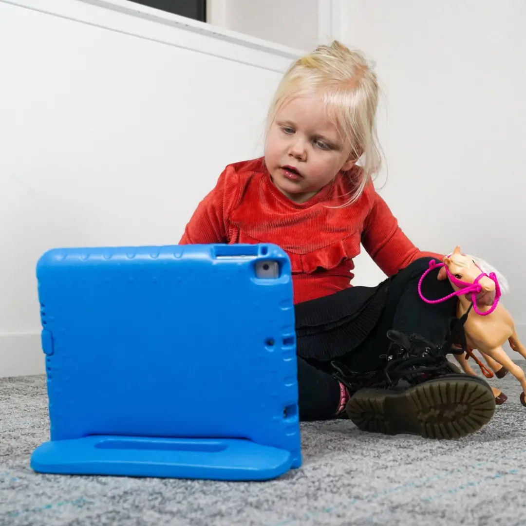 Selected Kinder Tablethoes Blauw - Samsung Galaxy Tab S8/S7 11"