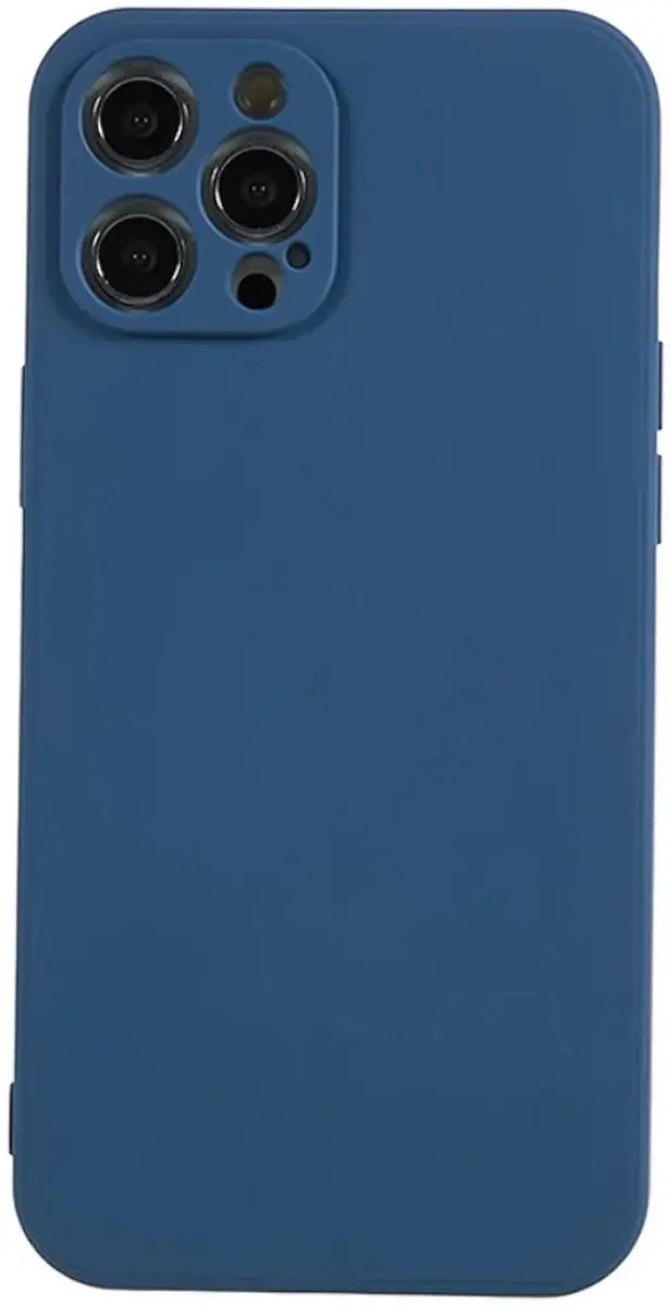 Selected Hoesje iPhone 12 Pro - Donkerblauw TPU