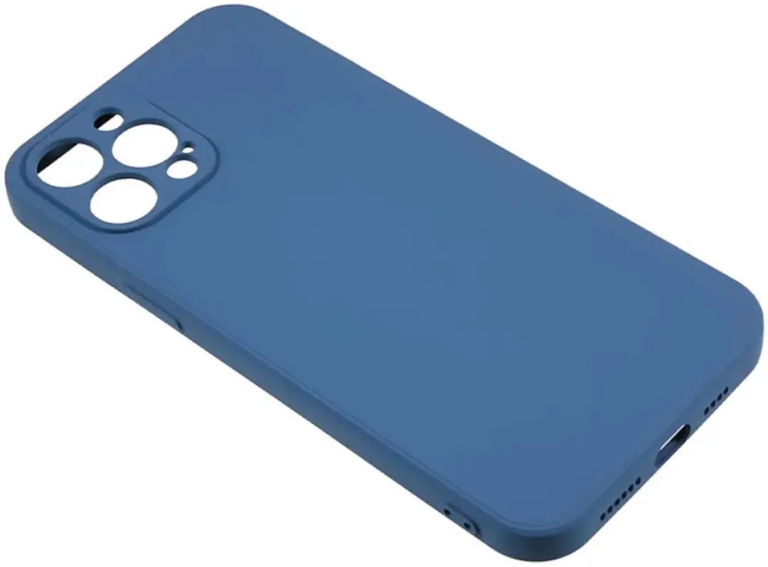 Selected Hoesje iPhone 12 Pro - Donkerblauw TPU