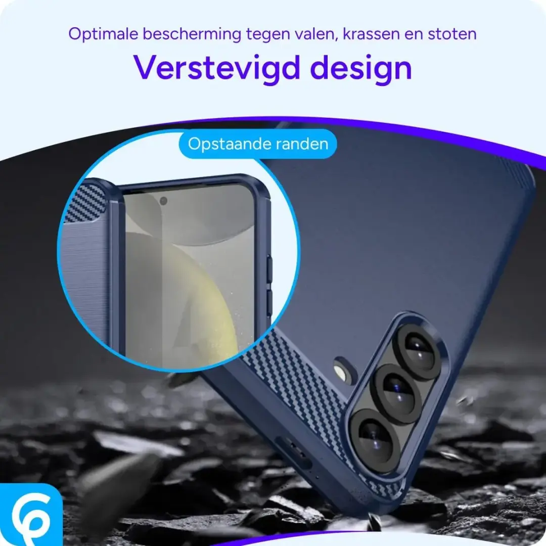 Selected by GSMpunt TPU Hoesje Samsung Galaxy S25 - Blauw