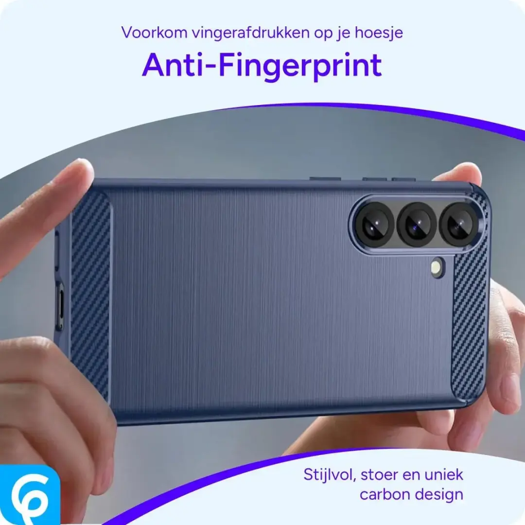 Selected by GSMpunt TPU Hoesje Samsung Galaxy S25 - Blauw - afbeelding 6 van 6