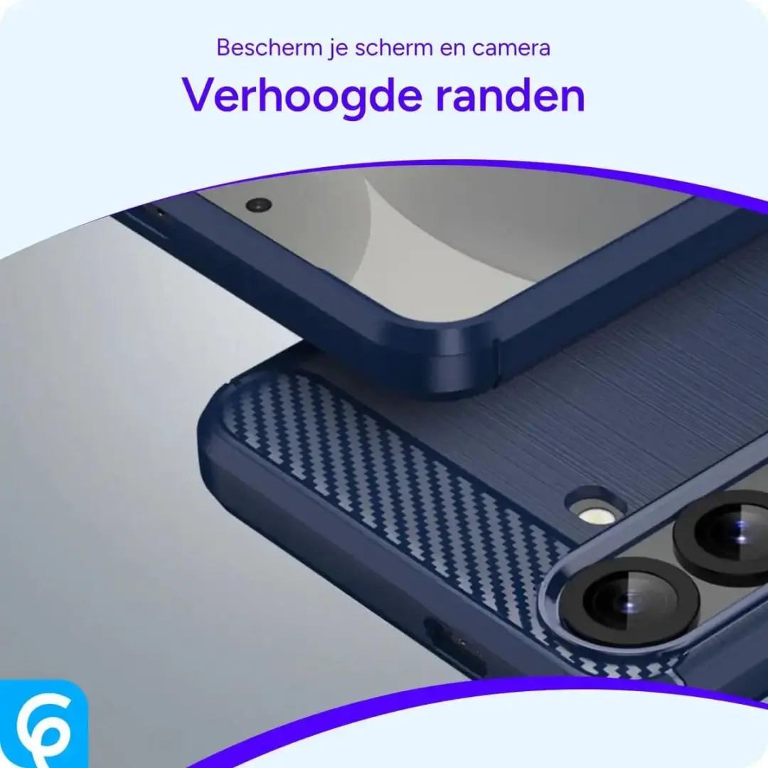 Selected by GSMpunt TPU Hoesje Samsung Galaxy S25 - Blauw