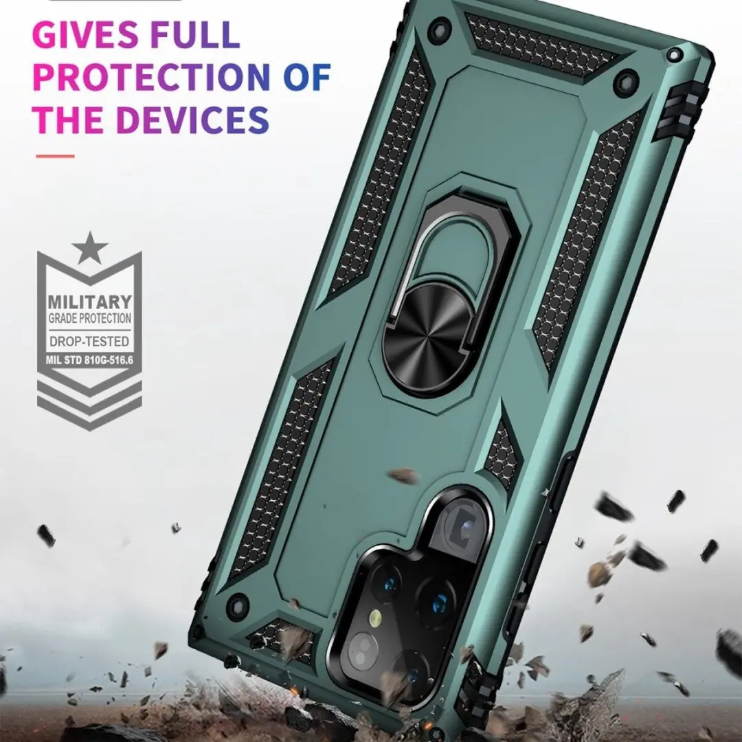 Selected Magnetisch Hoesje Samsung Galaxy S22 Ultra - Groen - afbeelding 6 van 6