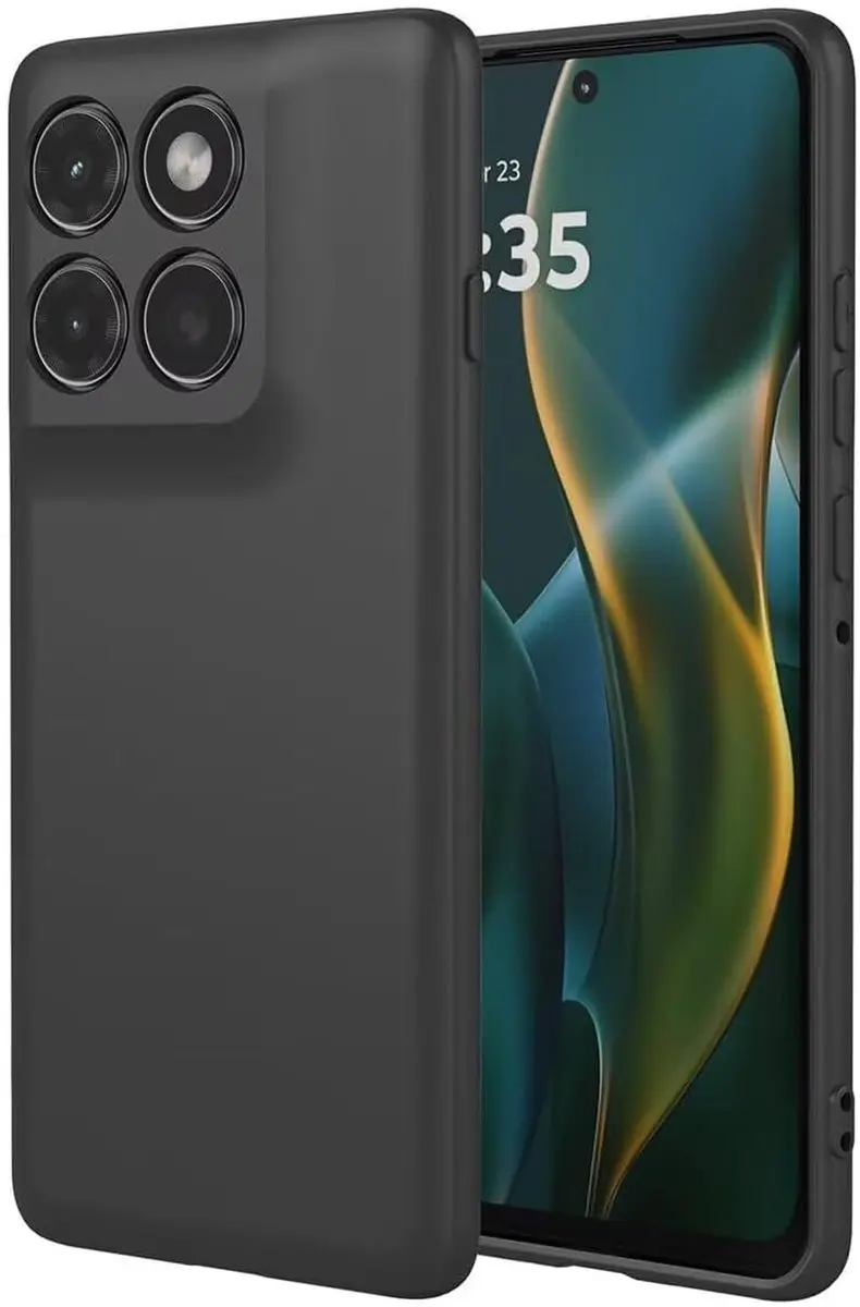 Selected Zwart Dun TPU Hoesje Motorola Edge 60 Pro