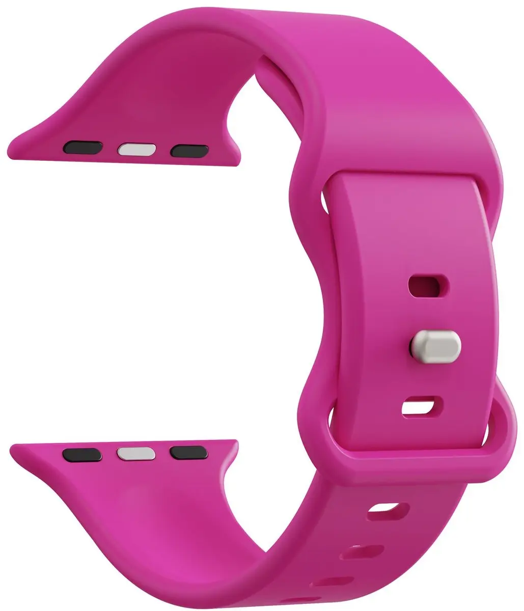 Selected SBG Siliconen Horlogeband Apple Watch SE 3 44mm - Hot Pink