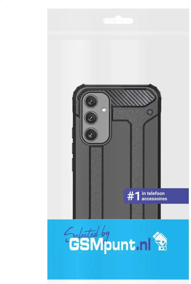 Selected Hoesje Samsung Galaxy A55 Hybride Back Cover - Zwart