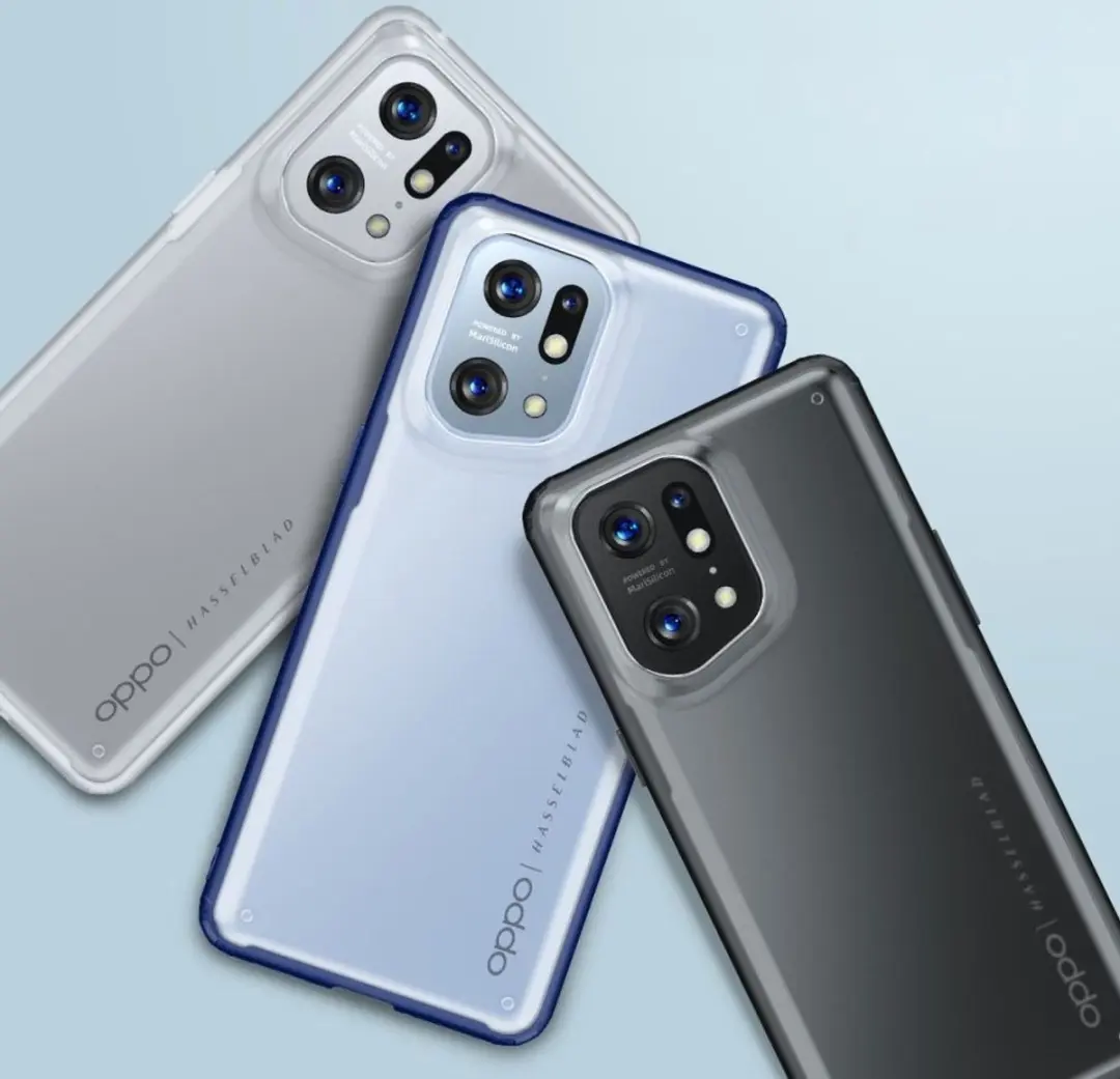 Oppo Find X5 Pro Armor Back Cover - Transparant Zwart