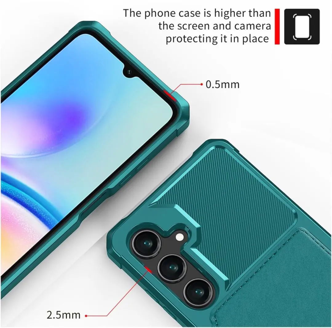 Selected Portemonnee Hoesje Samsung Galaxy A26 - Groen - 4 Pasjes