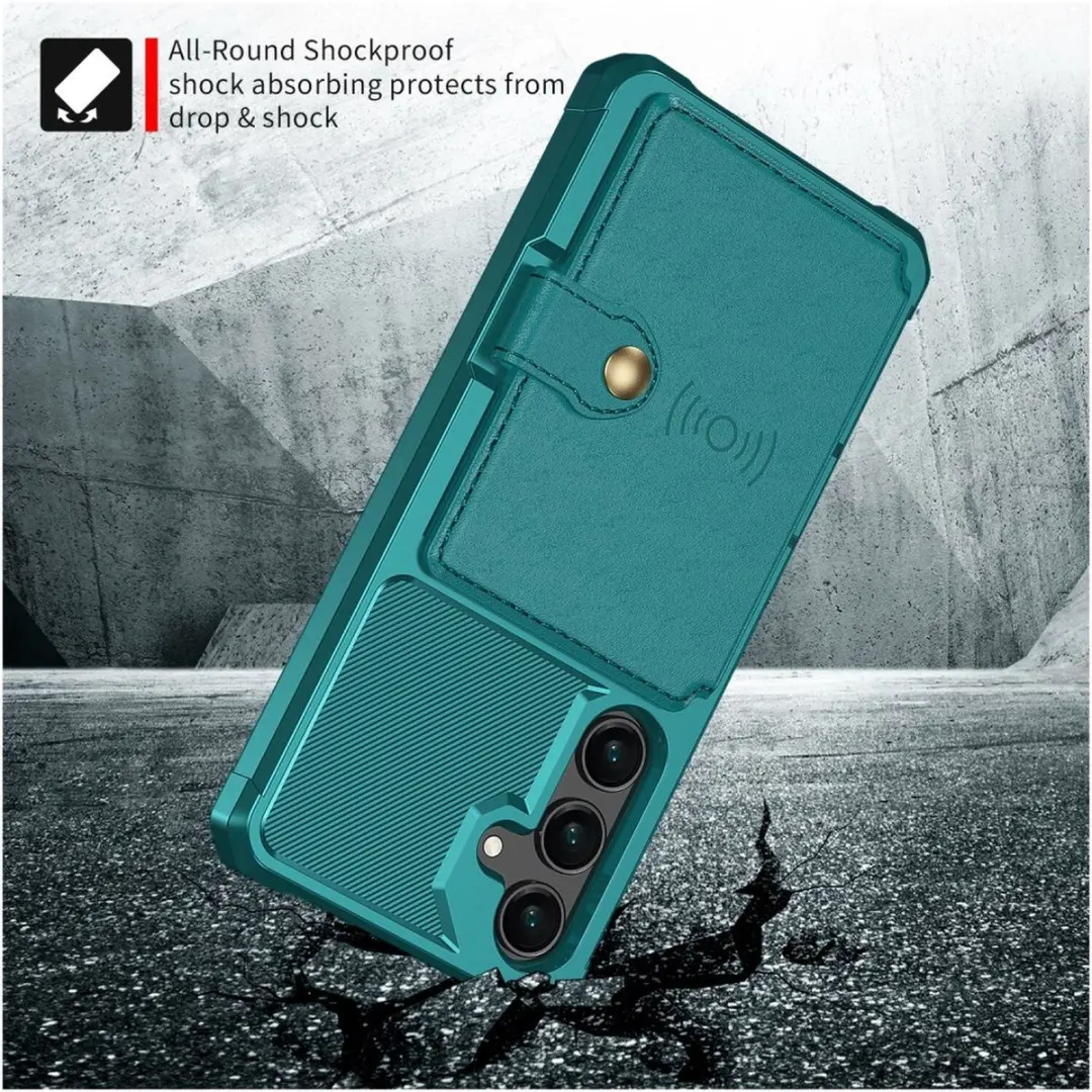Selected Portemonnee Hoesje Samsung Galaxy A26 - Groen - 4 Pasjes