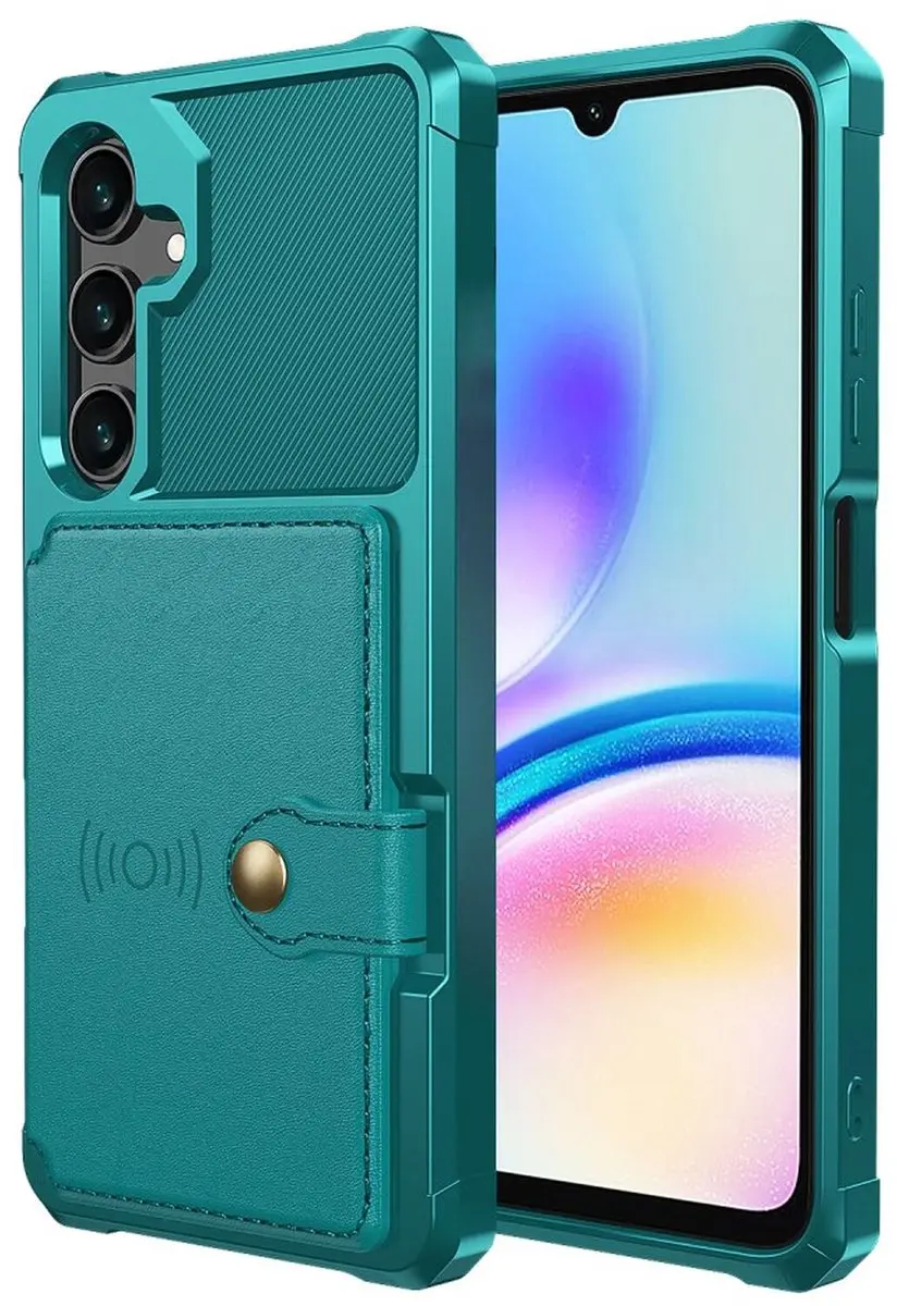 Selected Portemonnee Hoesje Samsung Galaxy A26 - Groen - 4 Pasjes