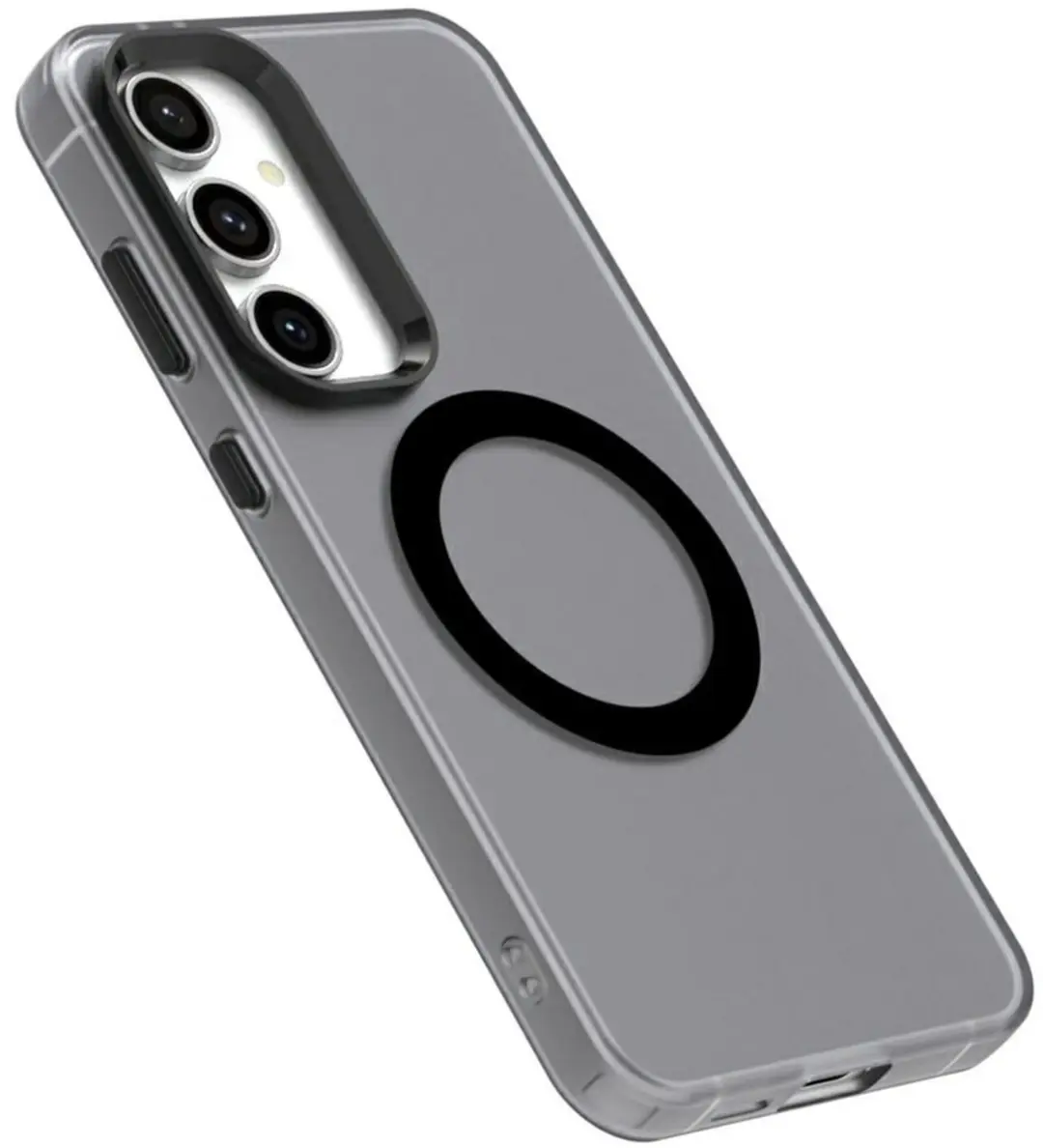 Selected MagSafe Backcover Hoesje Samsung Galaxy S24/S25 - Zwart & Transparant - afbeelding 6 van 6
