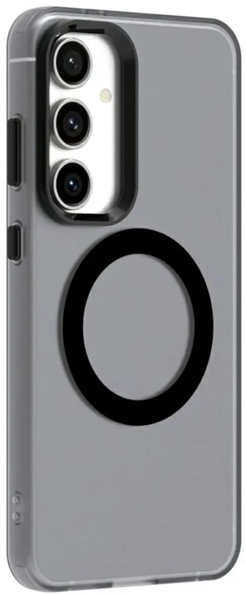 Selected MagSafe Backcover Hoesje Samsung Galaxy S24/S25 - Zwart & Transparant