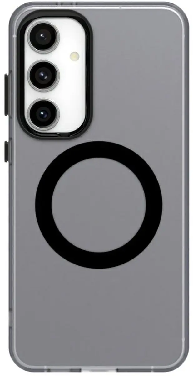 Selected MagSafe Backcover Hoesje Samsung Galaxy S24/S25 - Zwart & Transparant