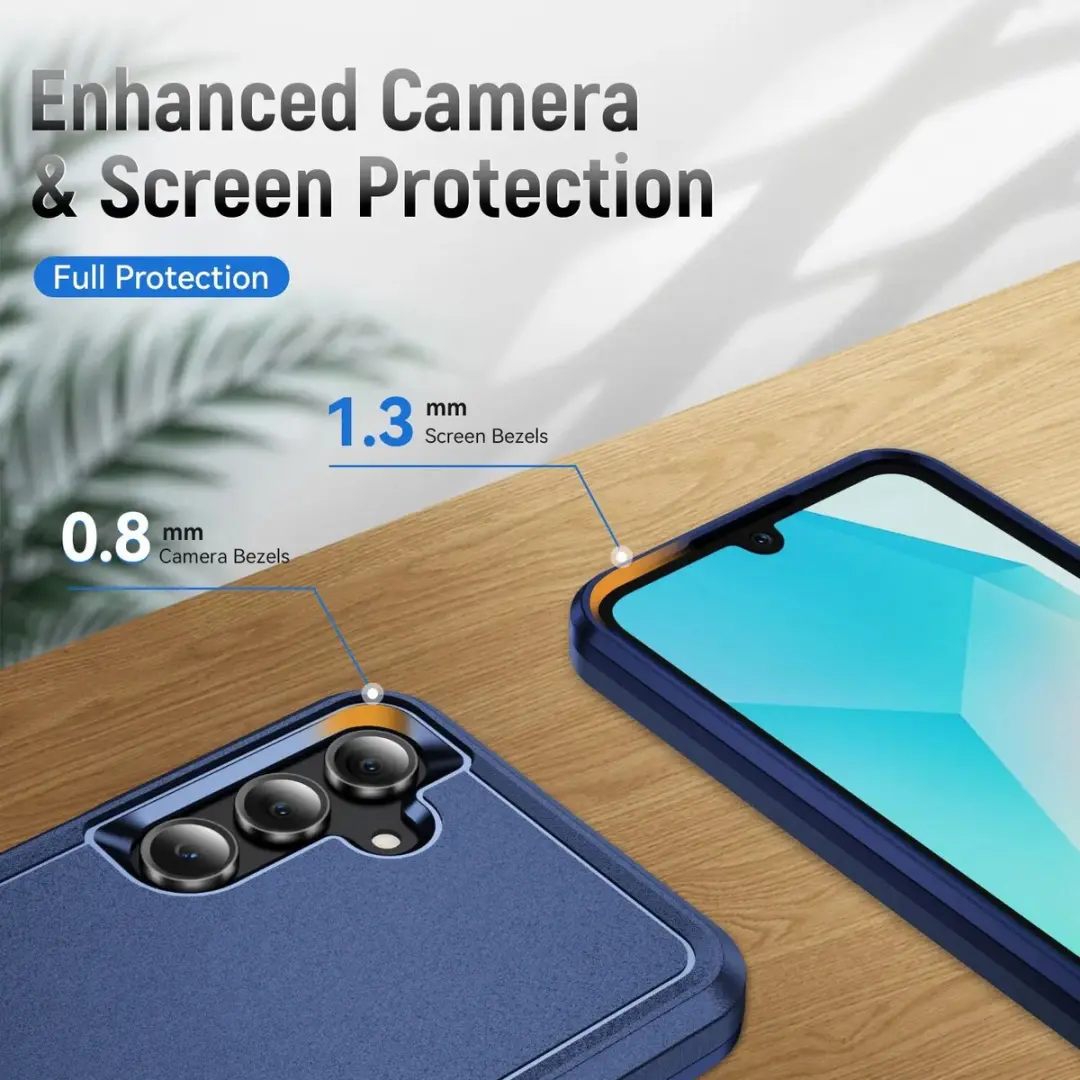 Selected Back Cover Rugged Hoesje Samsung Galaxy A17/A26 - Blauw - afbeelding 6 van 6