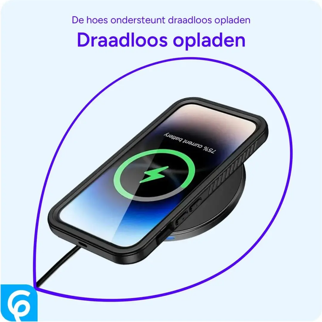 Selected SBG Outdoor Case iPhone 17 - Waterdicht IP68 - MagSafe - Transparant/Zwart