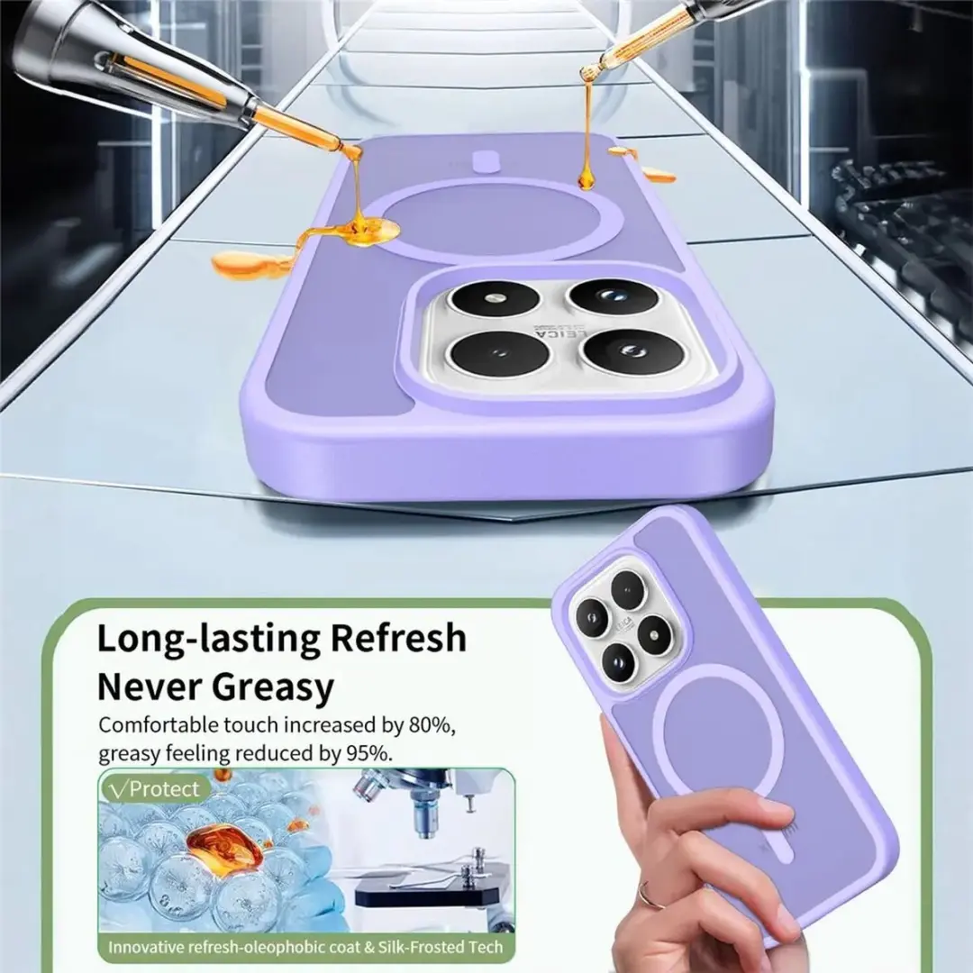 Selected Xiaomi 17 Hybrid Back Cover - MagSafe Paars