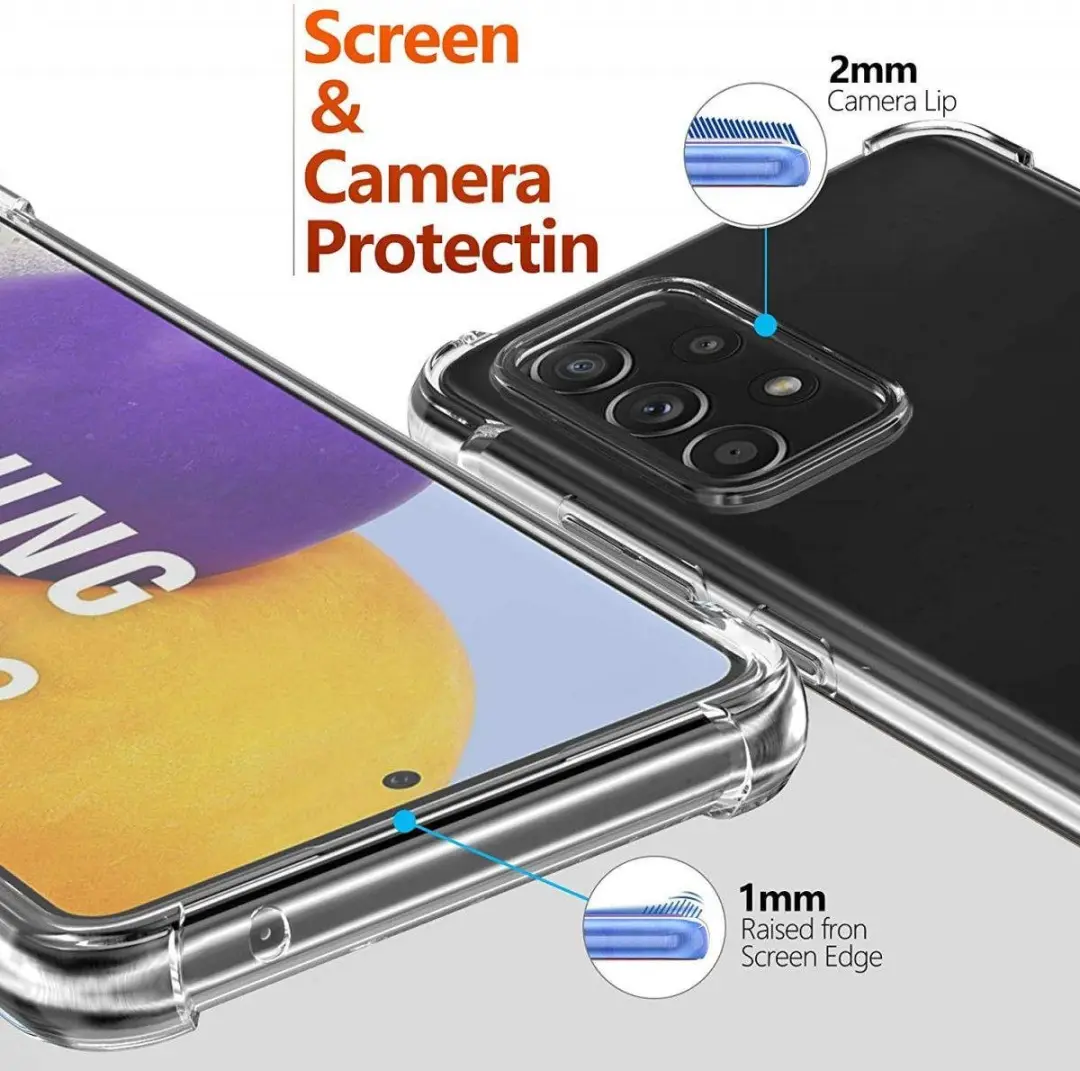 Selected Hoesje Schokbestendig Transparant Samsung Galaxy A72 - afbeelding 6 van 6