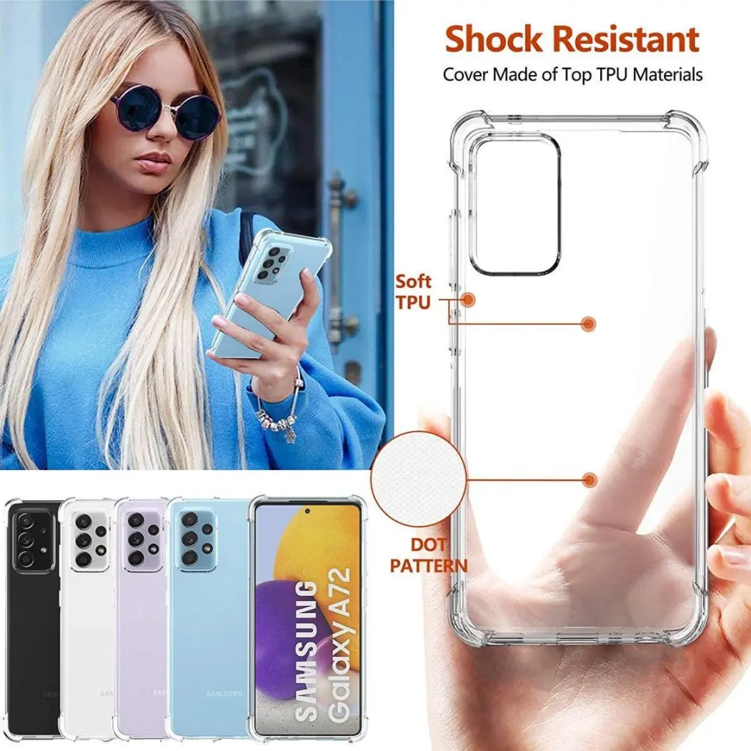 Selected Hoesje Schokbestendig Transparant Samsung Galaxy A72