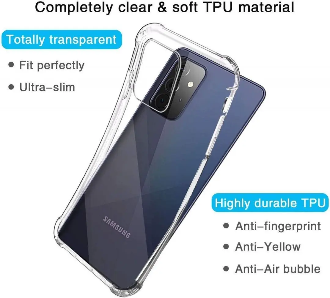 Selected Hoesje Schokbestendig Transparant Samsung Galaxy A72