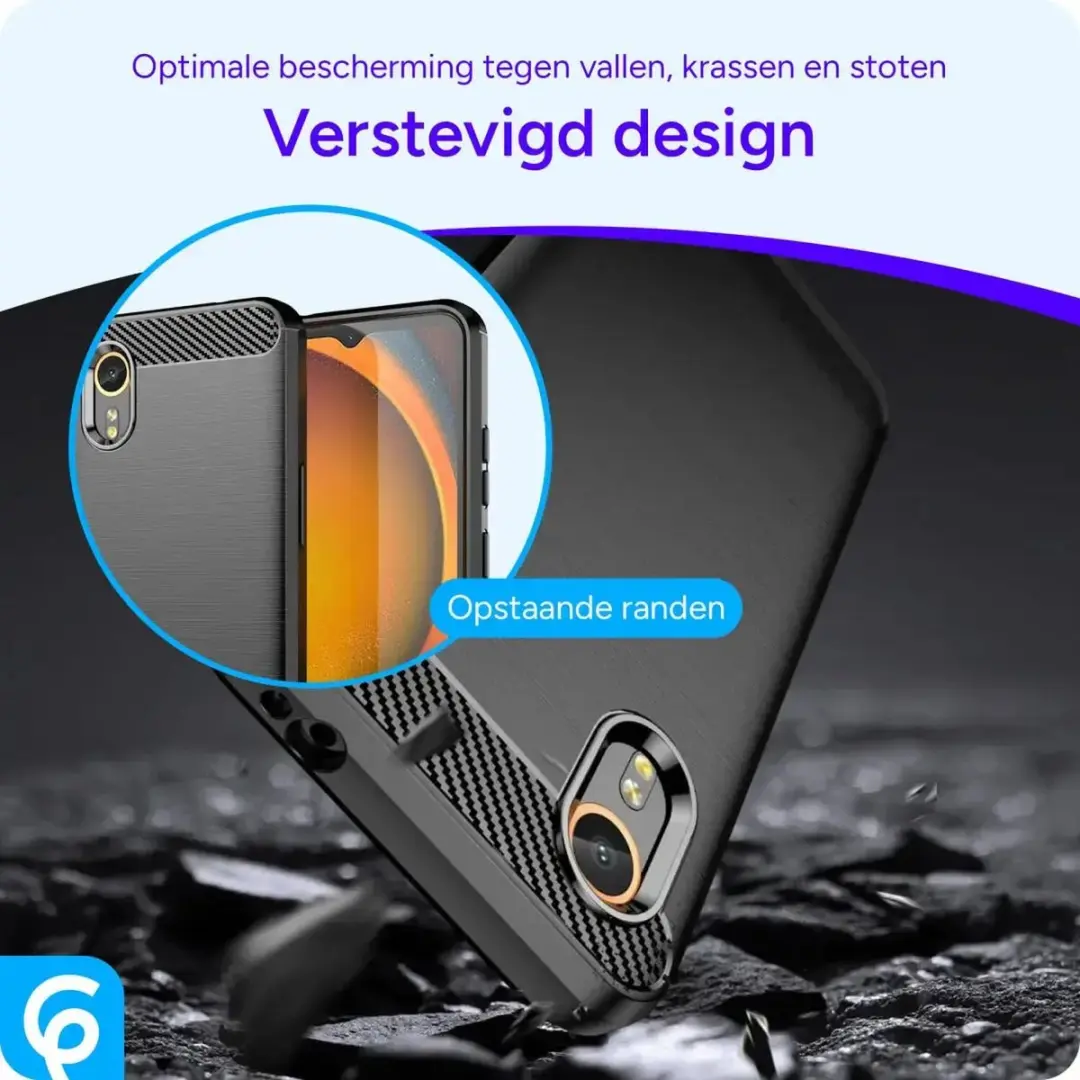 Selected TPU Hoesje Samsung Galaxy Xcover 7 - Zwart