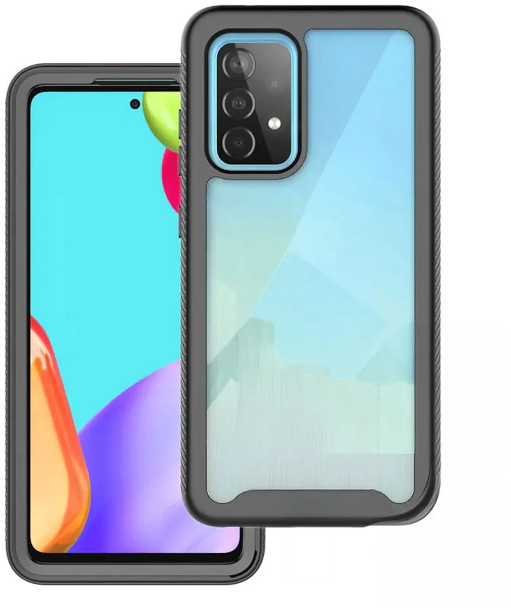 Armor-X Hoesje Schokbestendig Zwart - Samsung Galaxy A52/A52S