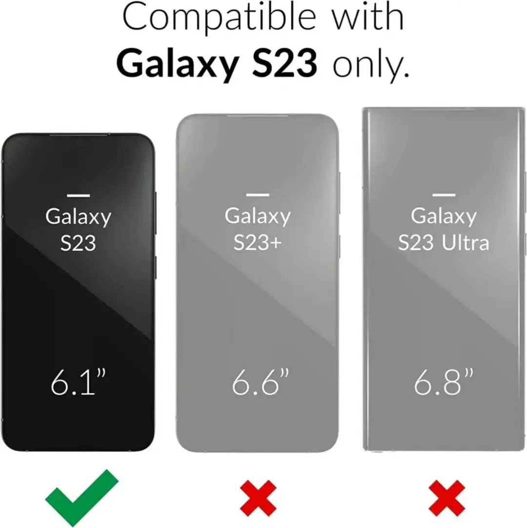 Selected Hoesje Samsung Galaxy S23 Ultra - Zwart