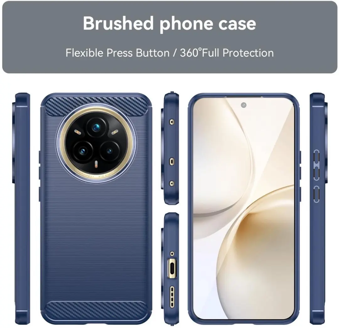 Selected TPU Hoesje Realme 14 Pro Plus - Blauw - afbeelding 6 van 6