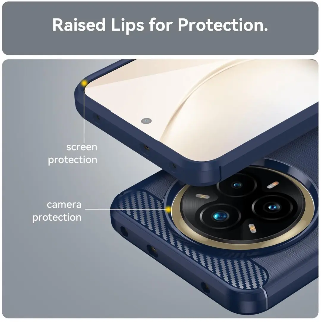 Selected TPU Hoesje Realme 14 Pro Plus - Blauw