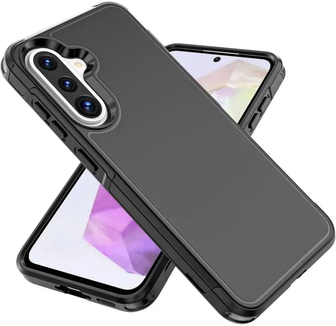 Selected Hoesje Samsung Galaxy A36 MagSafe Dual-Layer Zwart