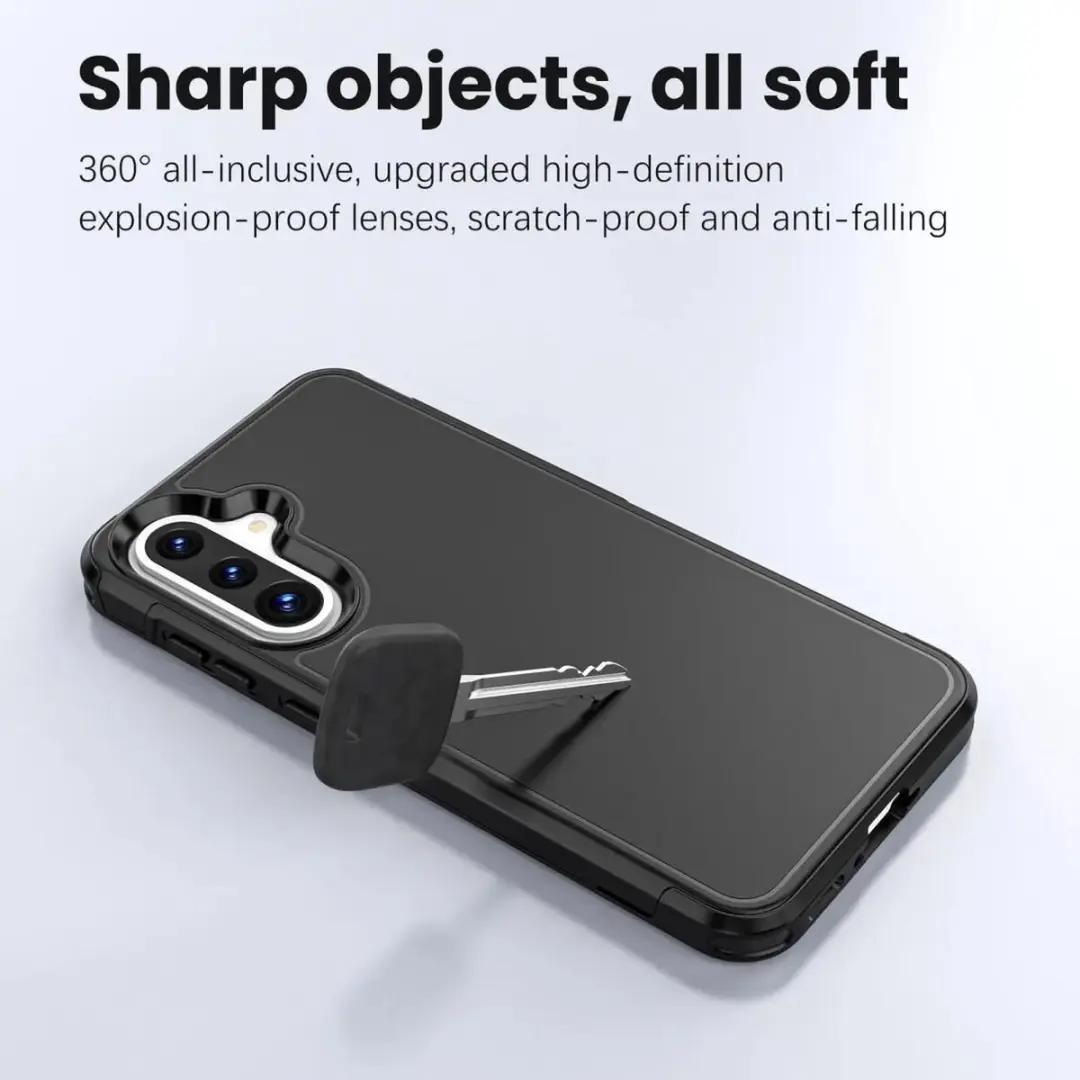Selected Hoesje Samsung Galaxy A36 MagSafe Dual-Layer Zwart