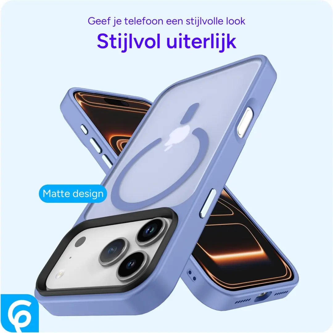 Selected by GSMpunt.nl iPhone 17 Pro Hoesje - Blauw