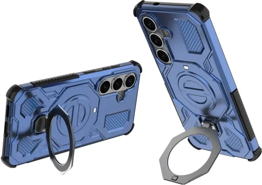Samsung Galaxy S26 Hoesje Blauw - MagSafe/Kickstand - afbeelding 6 van 6