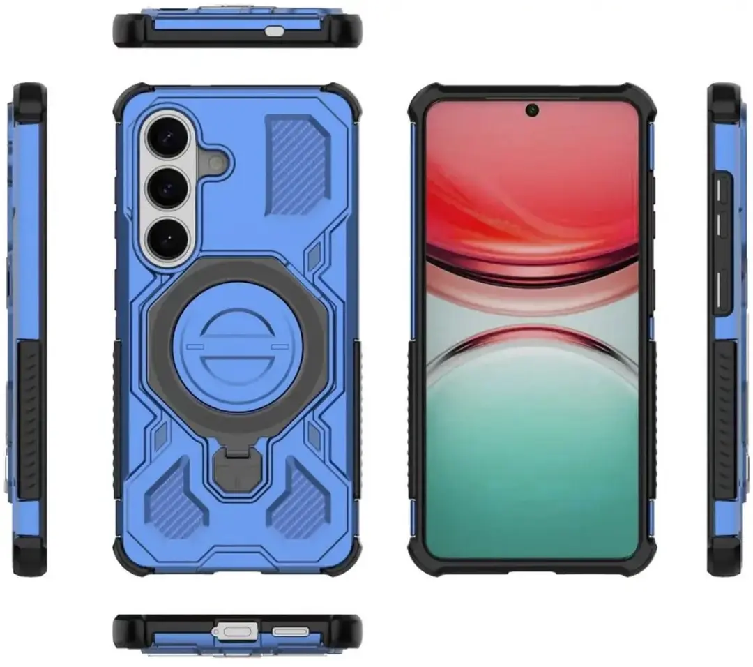 Samsung Galaxy S26 Hoesje Blauw - MagSafe/Kickstand