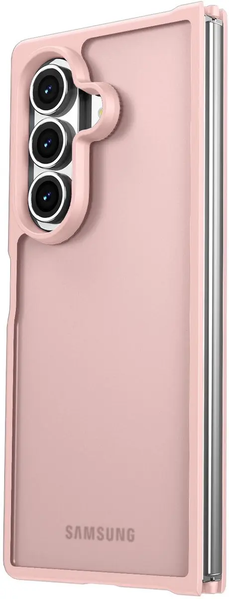 Selected Hoesje Samsung Galaxy Z Fold 7 - Roze Mat